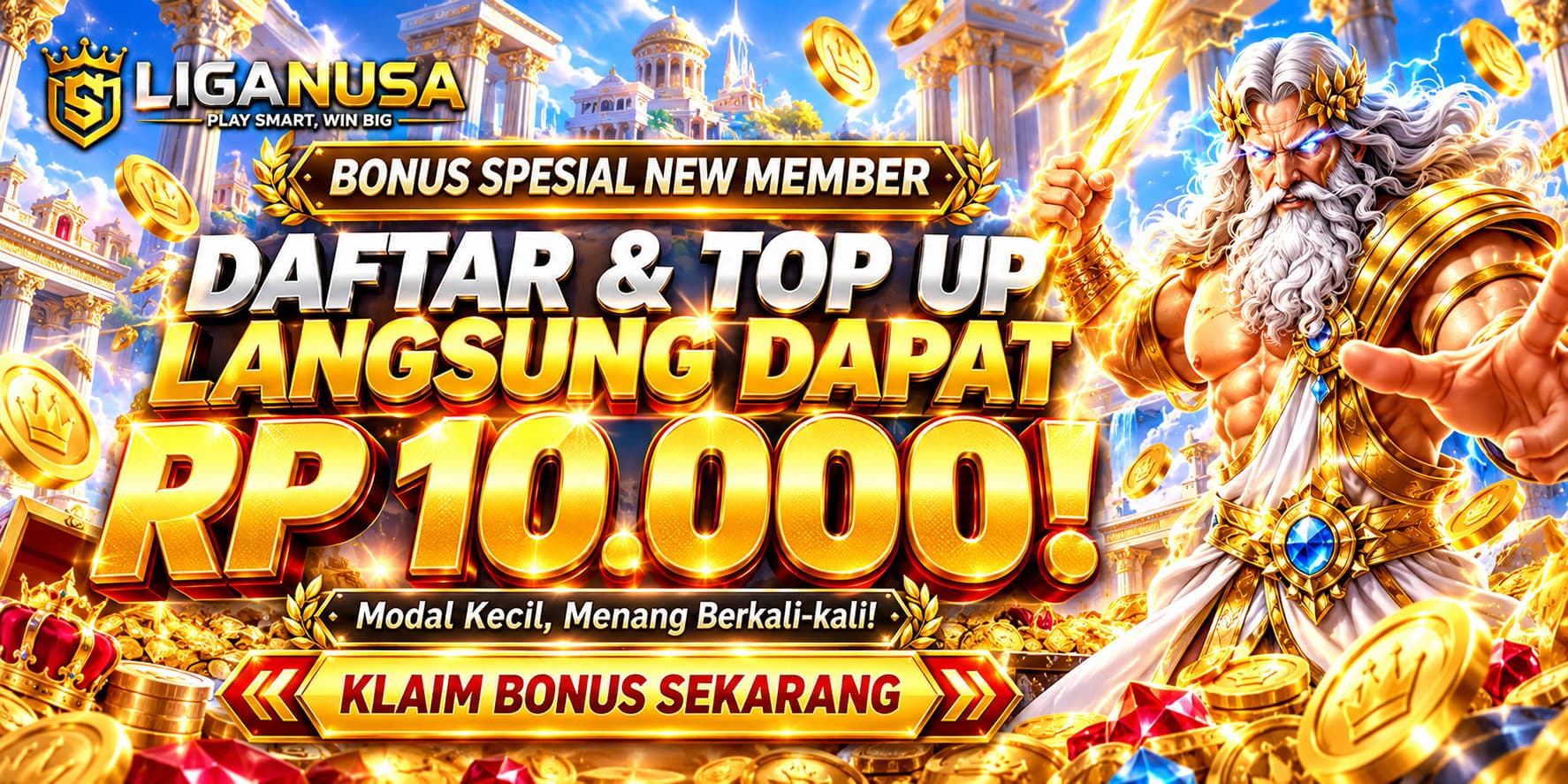 LIGANUSA : Daftar dan Top Up Langsung Bonus Rp 10.000 Liganusa Terpercaya